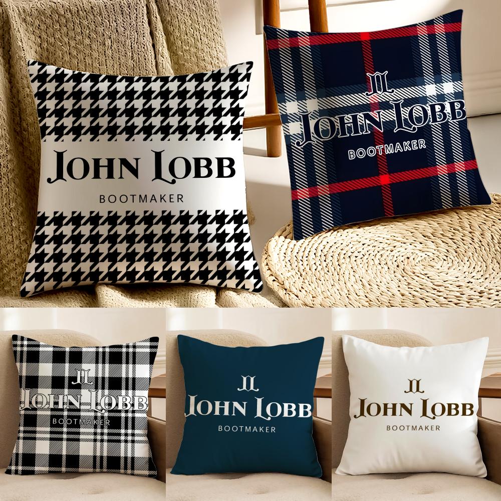 Бренд роскошной обуви JJohn Lobb Наволочка для подушки Противопылевой клещ Гостиная Декор дивана Подушка Комната