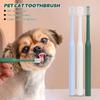 Pet Cat Toothbrush Super Soft Nylon Bristles Tooth Brush 360 Degree Oral Cleaning&Cat Face Blackhead Cleaning Cat Acne Brush