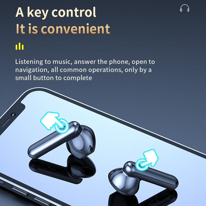 Наушники Bluetooth 5.3 Цифровой дисплей Беспроводные наушники с шумоподавлением Наушники Высококачественный стереозвук с микрофоном