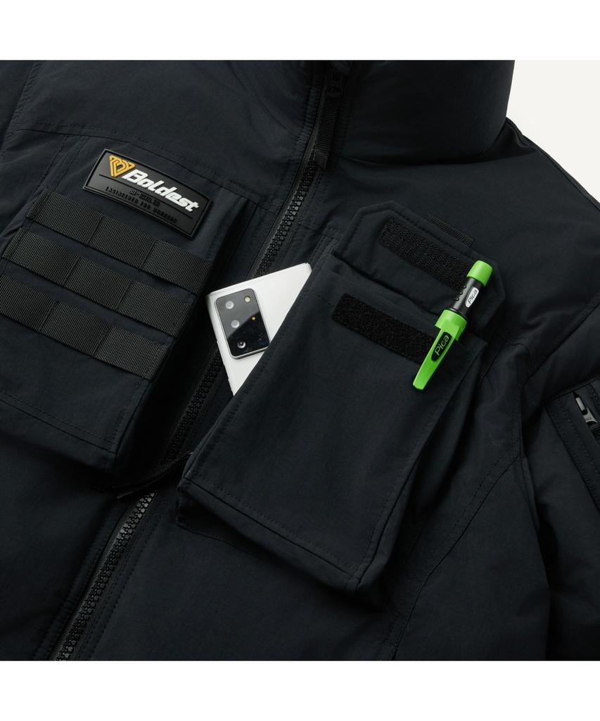 Boldest Heavy Duty Pertex Primaloft Work Padded Jacket V3 2Auaw25004Bks