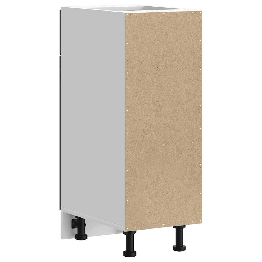 Kitchen Base Cabinet Kalmar Black Wood Based Panel