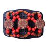 Fashion Women Elasticity Hairpin Beads Double Comb Clip Hair Device Stretchy Magic Comb