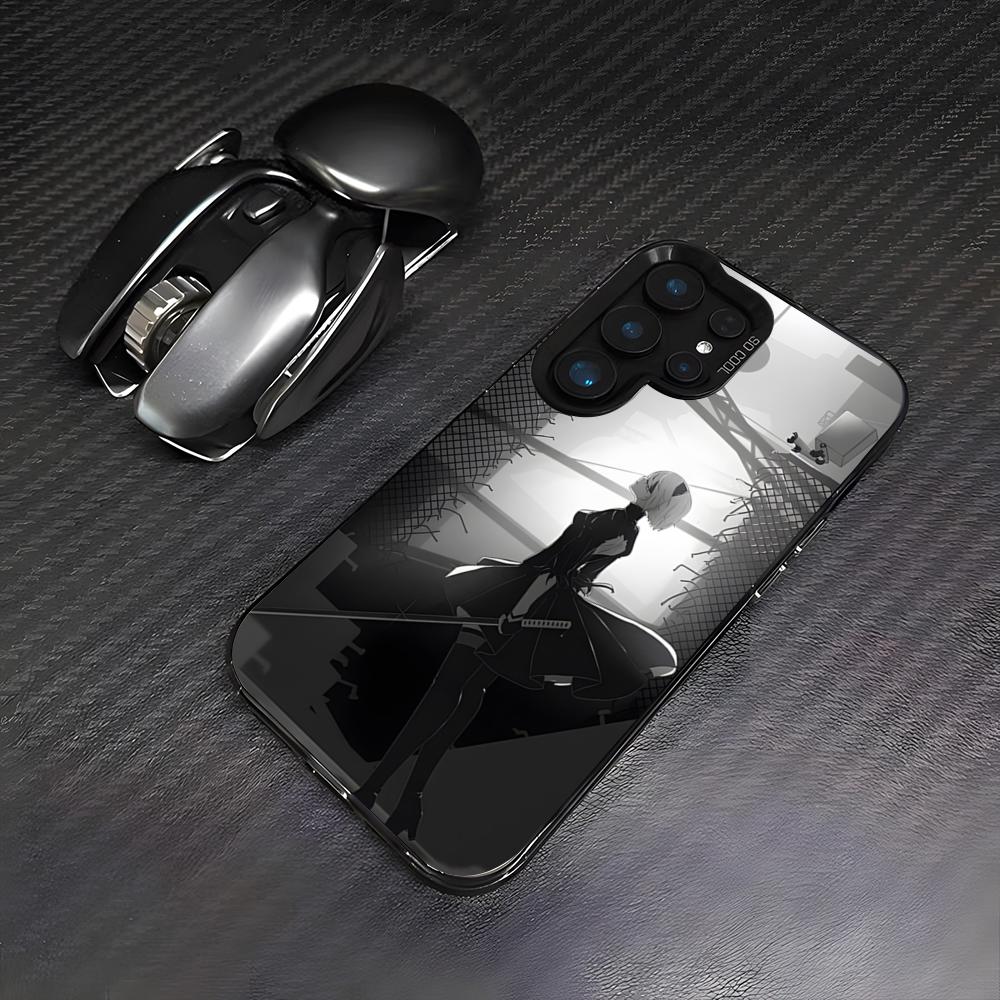 Чехол для телефона N-NieR Automata 2B для Samsung A25 A33 5G A54 A36 A35 A56 A52 A14 Ударопрочный Цветной Чехол