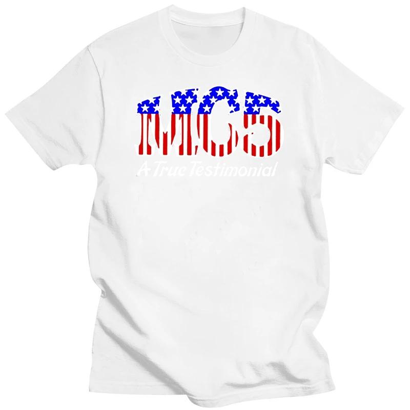 Летняя футболка Harajuku Custom New Mc5 Logo Rock мужская белая черная футболка размера США SML Xl 2Xl 5xl Zm1 с короткими рукавами