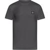 Solid Color Logo Crew Neck Short Sleeve T-Shirt Men Tops Charcoal K1S152100039S0013-V0065