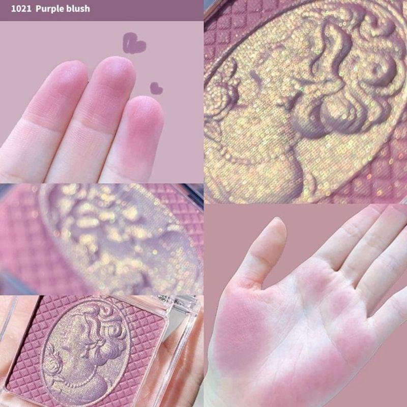 COLORROSE - Румяна с рельефным рисунком из серии Jewelry Monroe - 4 цвета