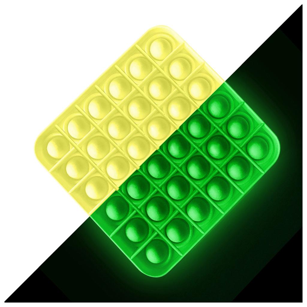 Светящаяся в темноте сенсорная светящаяся игрушка для снятия стресса Push Bubble