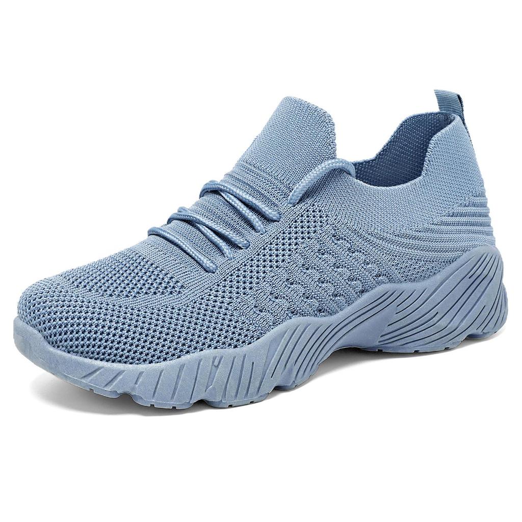 Женские Весенние Повседневные Обувь Flyknit - Удобные, Дышащая Сетка, Толстая Подошва, Увеличивающие Рост, Универсальные Уличные Кроссовки