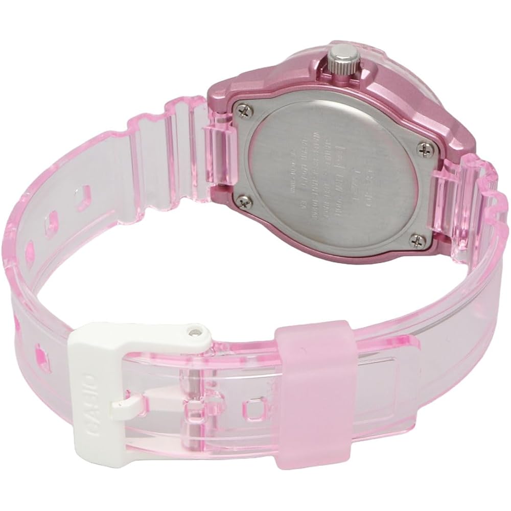Casio LRW-200HS-4EV Аналоговые часы Прозрачно-розовые Женские Детские Импортная модель