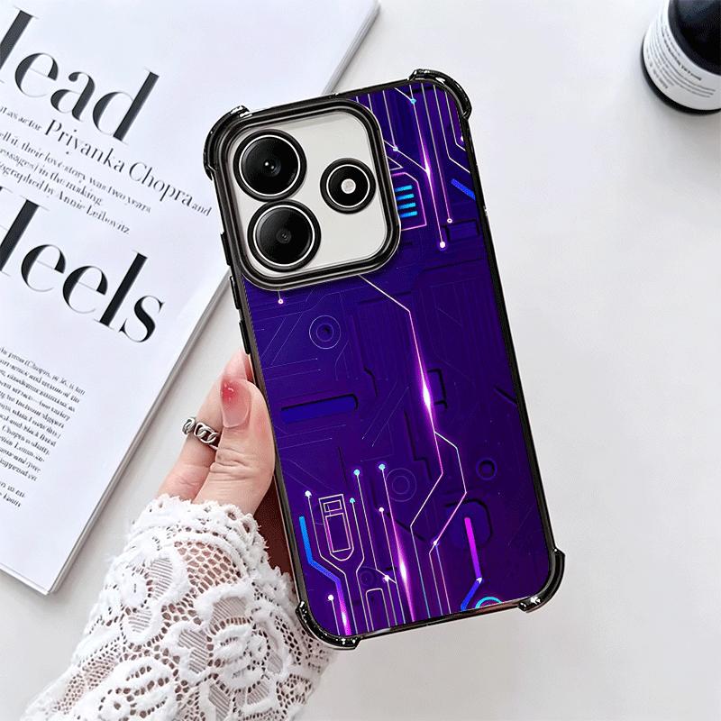 Мягкий чехол для телефона с дизайном печатной платы для Xiaomi Redmi Note 14 15 Pro Plus 13 12 11S 11T 5G 10 9S 9 Покрытие Защита от падения Fundas