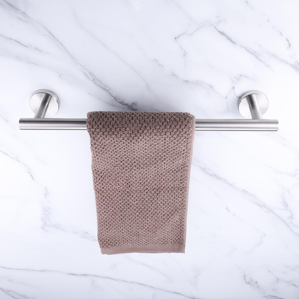 30cm/40cm Towel Rail Single Bar Shower Towels Rod Holder 304 Stainless Steel Hanging Towels Clothes Hanger Bathroom Accessories