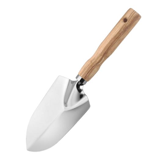 1 шт./5 шт. эргономичный садовый инструмент, ручной мастерок из нержавеющей стали, лопата для бонсай, грабли, культиватор, прополка с удобной деревянной ручкой, садовые принадлежности