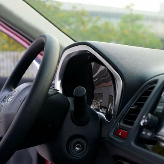 Серебристая Накладка на Рамку Передней Панели Автомобиля для Honda HR-V HRV Vezel 2016-2019
