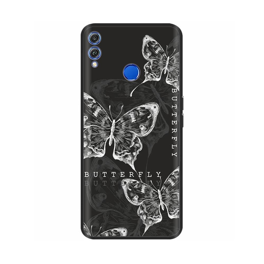 Чехол для телефона Honor 8X Чехол Мягкий ТПУ Силиконовая Задняя Крышка Для Huawei Honor 8X Чехлы Ударопрочный Honor8X Милый Расписной Чехол Fundas