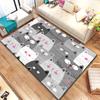 Большой ковер с рисунком животных, ковер для гостиной, спальни, украшение дивана, коврик для кухни, нескользящий напольный коврик для пикника
