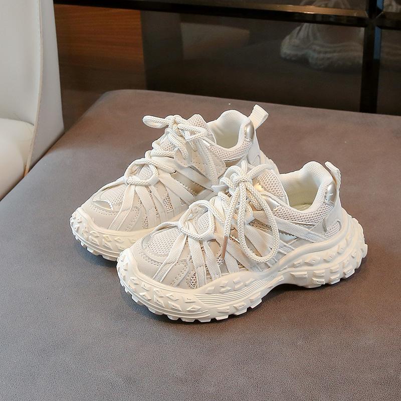 Детские кроссовки для мальчиков, модные весенне-осенние школьные кроссовки для девочек, массивные универсальные детские повседневные баскетбольные кроссовки, нескользящие