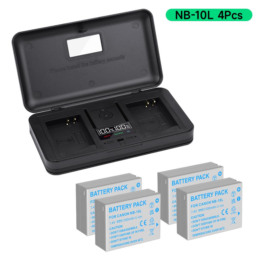 PALO 1400 мАч NB-10L NB 10L аккумулятор + многофункциональное зарядное устройство ящик для хранения аккумуляторов для CANON G15 G16 G1X SX40 SX50 SX60HS GX3