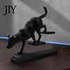 Stylish Pet Sculpture Ornament 3D Printed Cat Dog Figurine, Stair Animal Sculpture, Three-dimensional Ladder Cat/Dog Shape Stepping Artistic