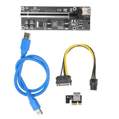 Райзер PCIE Стабильный 8 FP конденсаторов Позолоченный интерфейс USB3.0 Карта-адаптер для Win 7 для Win 8 для Win10 для Win XP