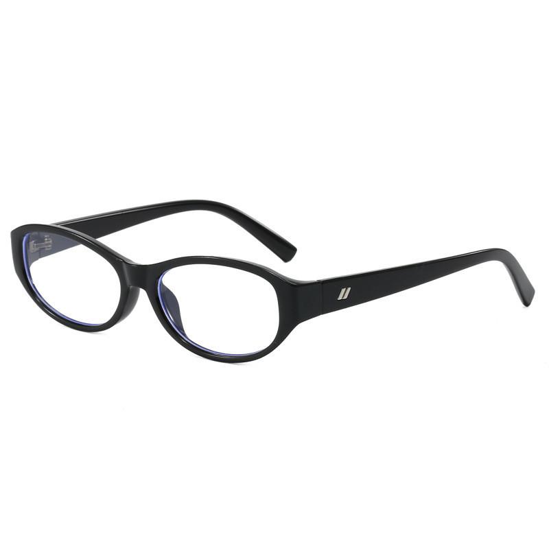 Retro Cat Eye Nonglare Glasses For Adults Ultra Thin Optical Frame For Office Use