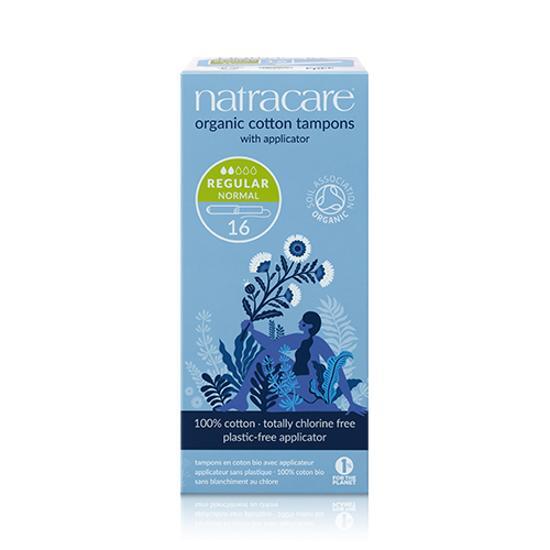 Выберите 1 из 2 аппликаторов для тампонов Natracare (Обычный 16P / Супер 16P)