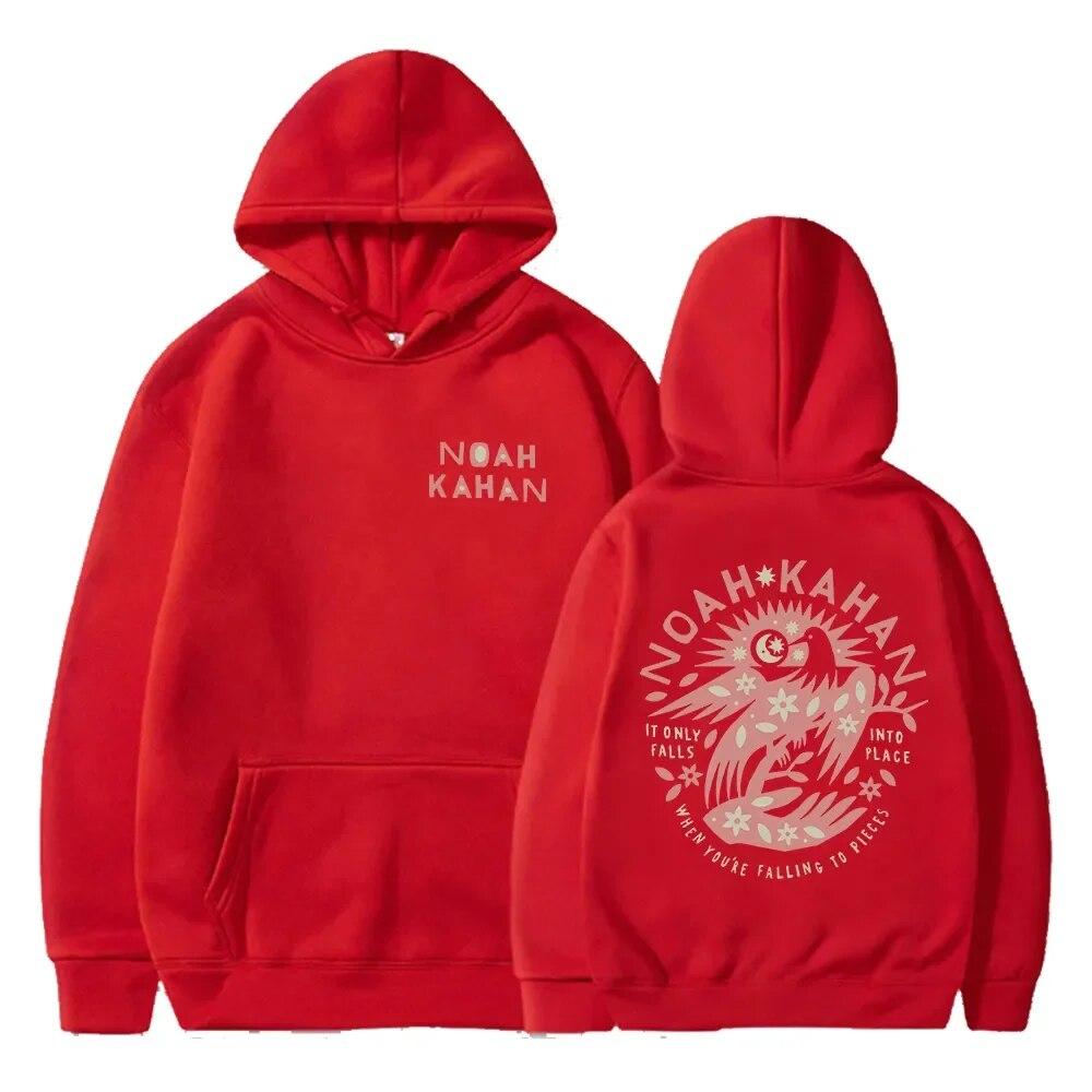 Noah Kahan Merch Falling to Pieces Толстовка с длинным рукавом Уличная одежда Унисекс Женская толстовка 2023 Stick Season Tour Модная одежда унисекс