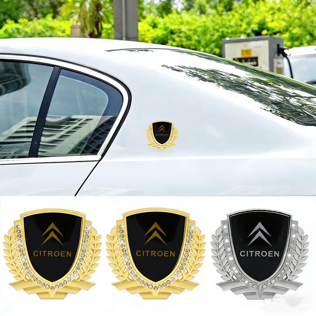 Car Window Rear Fender Emblem Sticker Decoration for Citroen C3 C2 C4L C4 C-ELYSEE Picasso Sega Aircross Berlingo Xsara Styling alf123