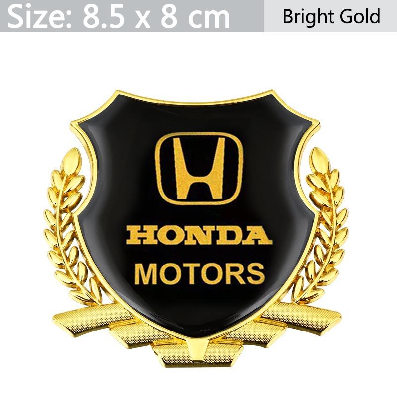 CPS1 3D Metal Stickers Car Emblem Badge Sticker Decoration Decal For Honda Civic Bonda Accord City Jazz Dio RR Bonda Auto Accessories