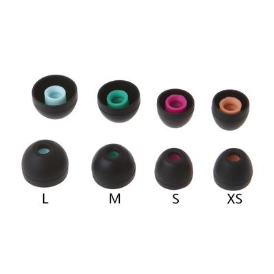 4 пары (XS/S/M/L) Мягкие силиконовые амбушюры для наушников, подходят для 90% наушников-вкладышей, аксессуары для наушников Sony