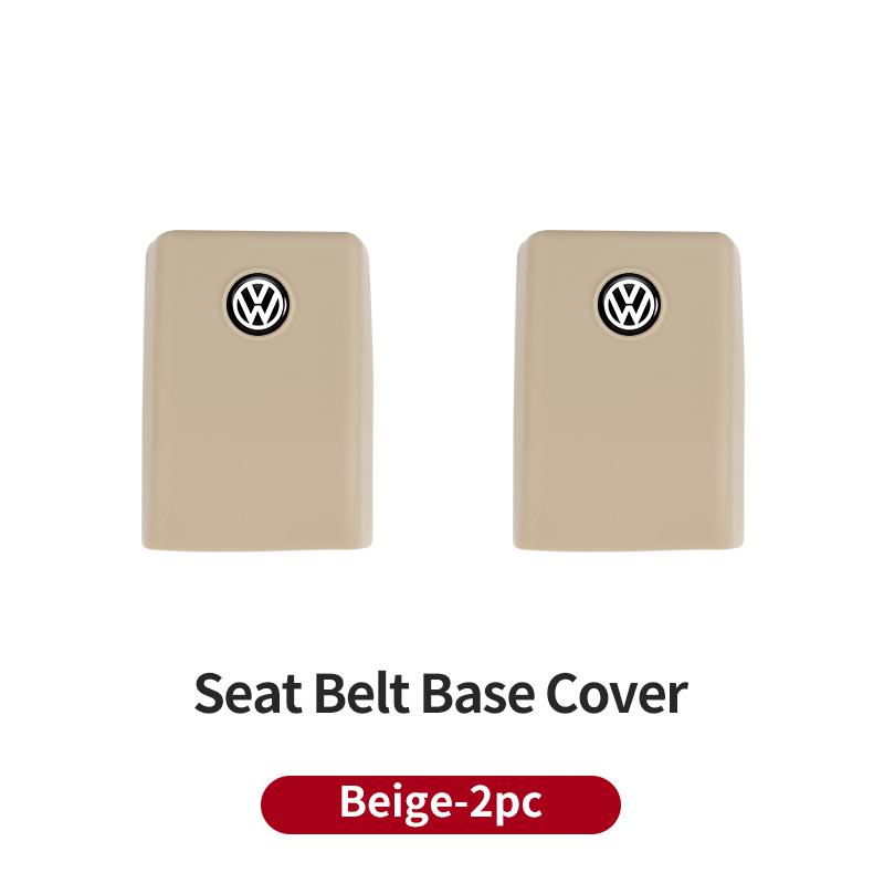 ear1 Car Silicone Seat Belt Buckle Covers Scratch-Resistant Protective Covers Car Interior Accessories For VW Golf Polo Tiguan Passat