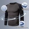Spring Autumn Men's Fashion Quick Dry Athletic Long Sleeve T Shirt Moisture Wicking Performance Gym Training Tops