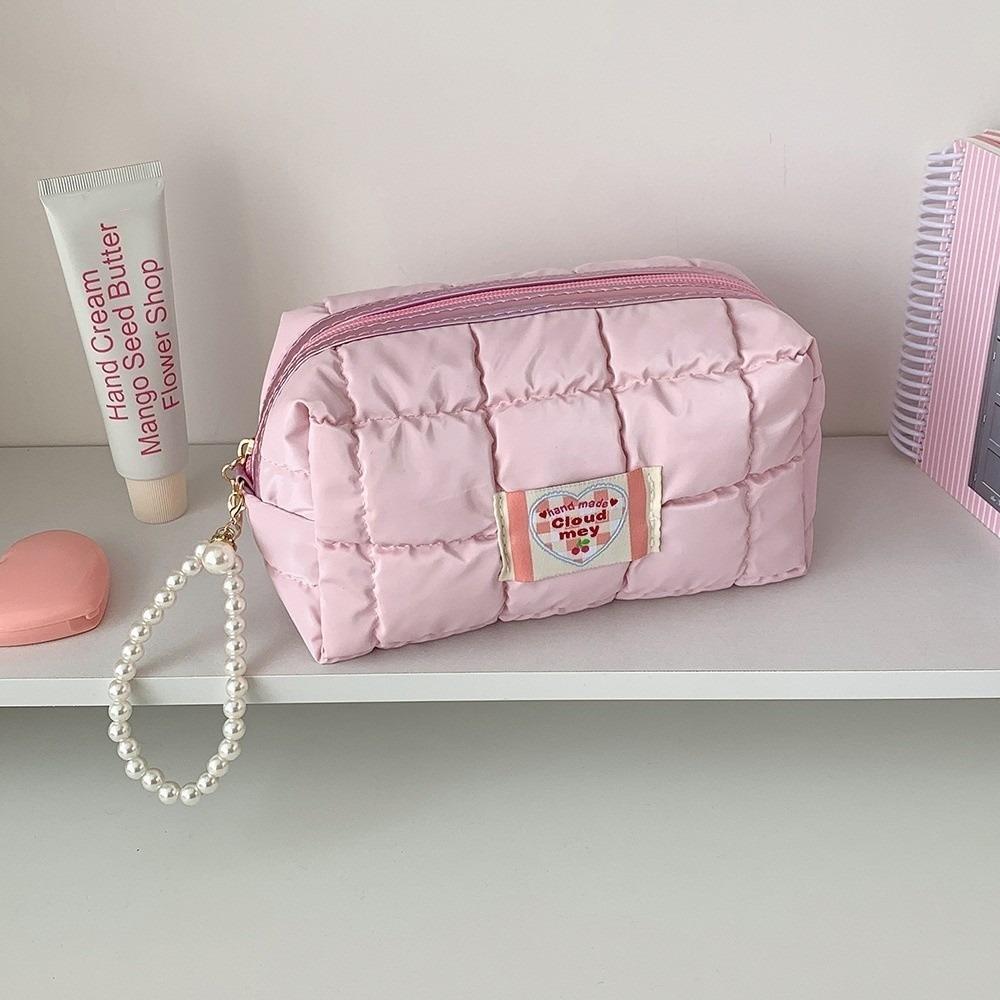 Стеганая сумка для хранения Корейский пенал Сумка для ручек Пеналы Сумка для канцелярских товаров в корейском стиле Школа