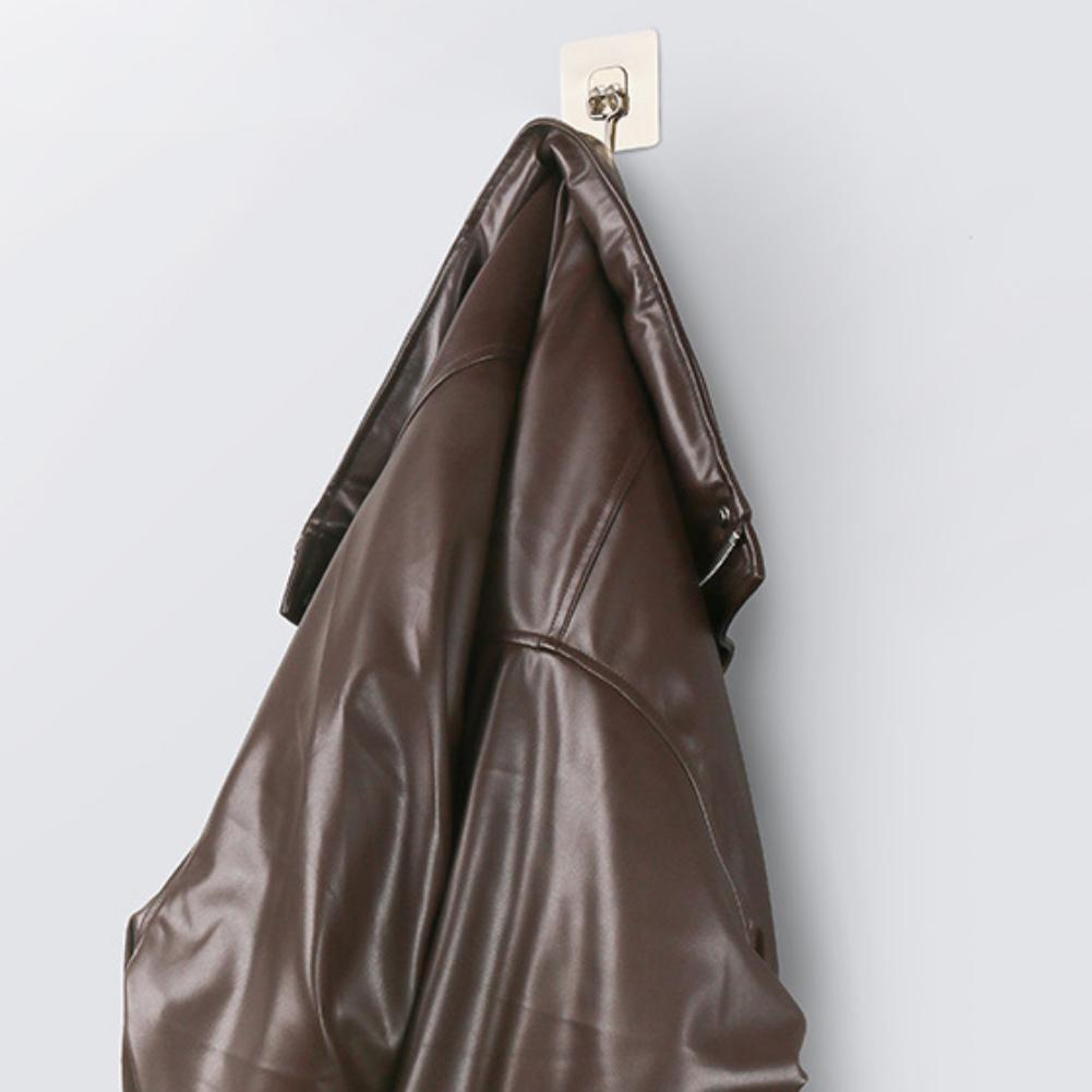 5 шт. Прозрачные настенные крючки Сверхпрочный самоклеящийся крючок Вешалки для дверей Крючки для стеллажей