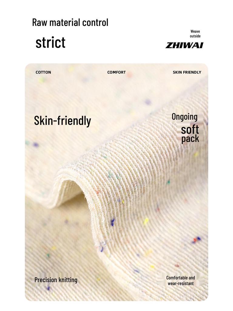 Милые мультяшные носки из кружевной сетки в горошек - Женские весенне-осенние хлопковые носки до середины икры, Сладкий дизайн с животными