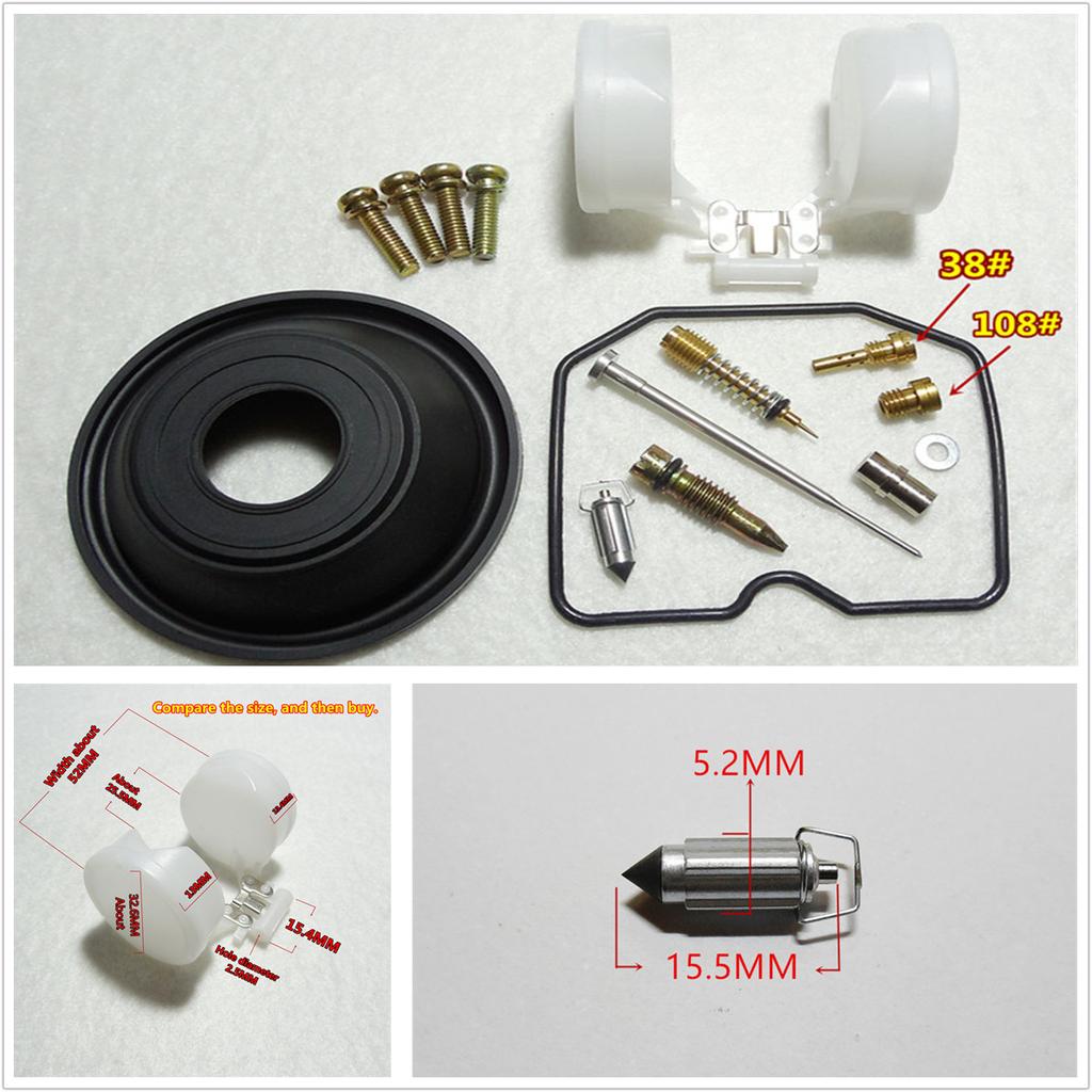 Ремонтный комплект карбюратора мотоцикла Жиклер Для Kawasaki ZZR-250 EX250H GPX250 Карбюратор 1x