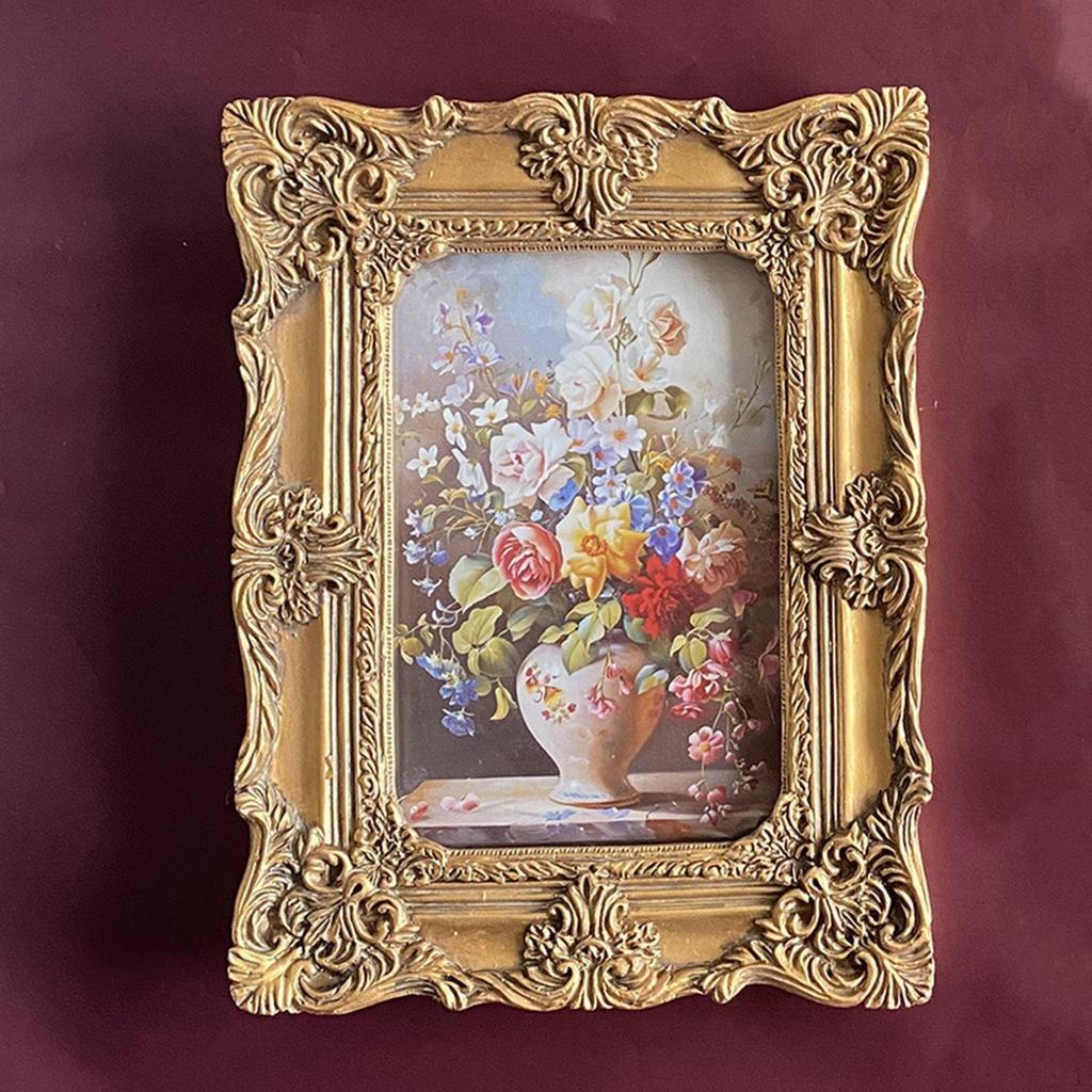 6inch Photo Frame 6.1×8inch Decoration for Travel Snapshots Fine Craftsmanship French Styled