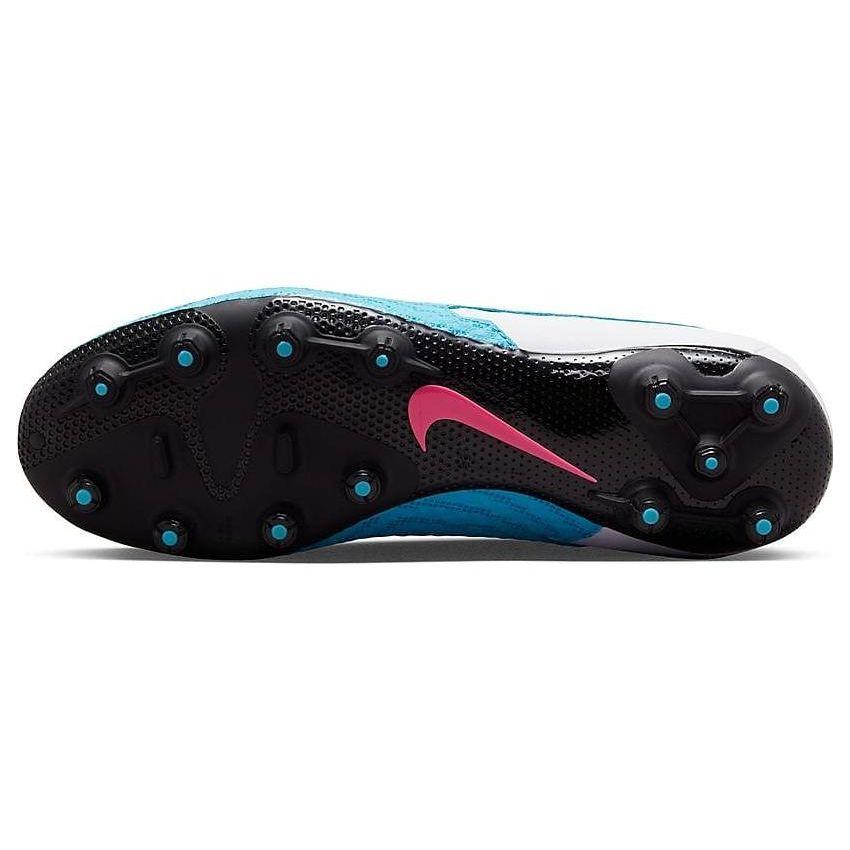 Nike Phantom GX Academy HG/AG Artificial Turf Comfortable Shock Absorbing Non-Slip Durable Soccer Shoes Unisex Soccer Shoes Blue White DD9470-446