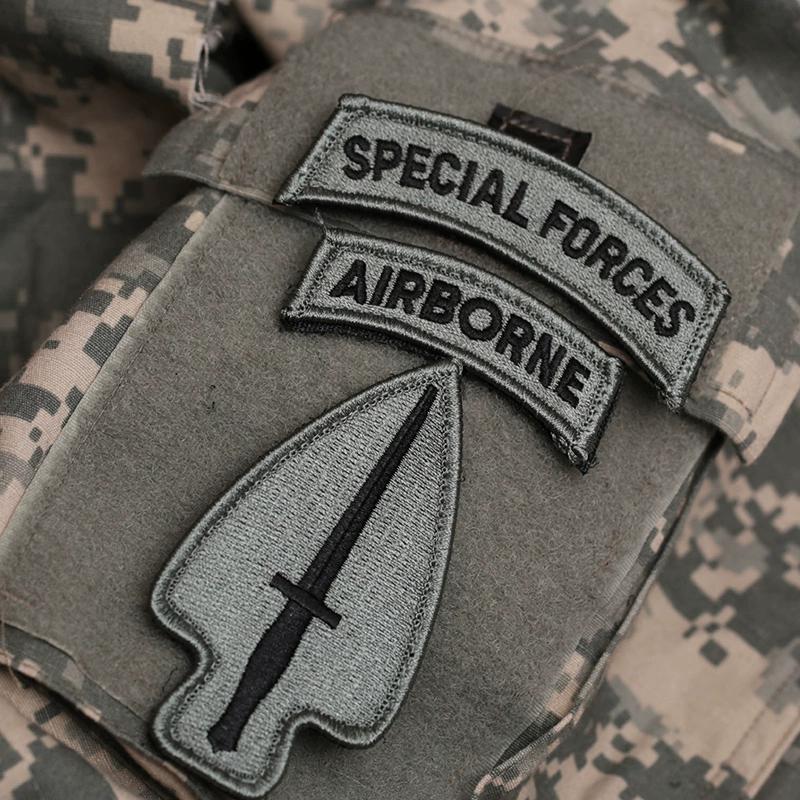 НАС. Нарукавная повязка Командования специальных операций «Скорпион» с камуфляжным принтом Наплечная нашивка ACU Знак CP Вышивка Тактическая на липучке