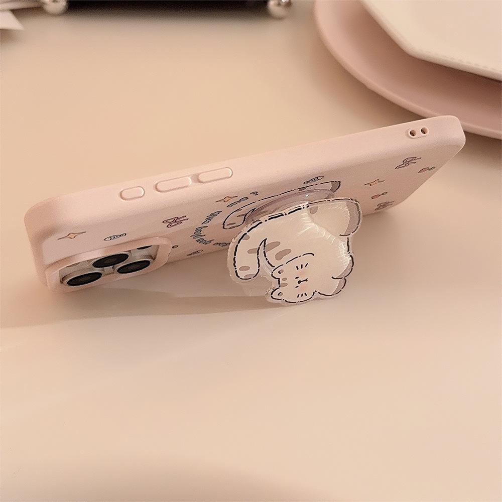 Чехол Fat Cat Cat Stand для iPhone 16 15 14promax, совместимый и подходящий для iPhone 15 14 13 12 promax