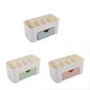 Double Layer Plastic Makeup Organizers Storage Box Cosmetic Drawers Jewelry Display Box Desktop Make Up Container Boxe Organizer