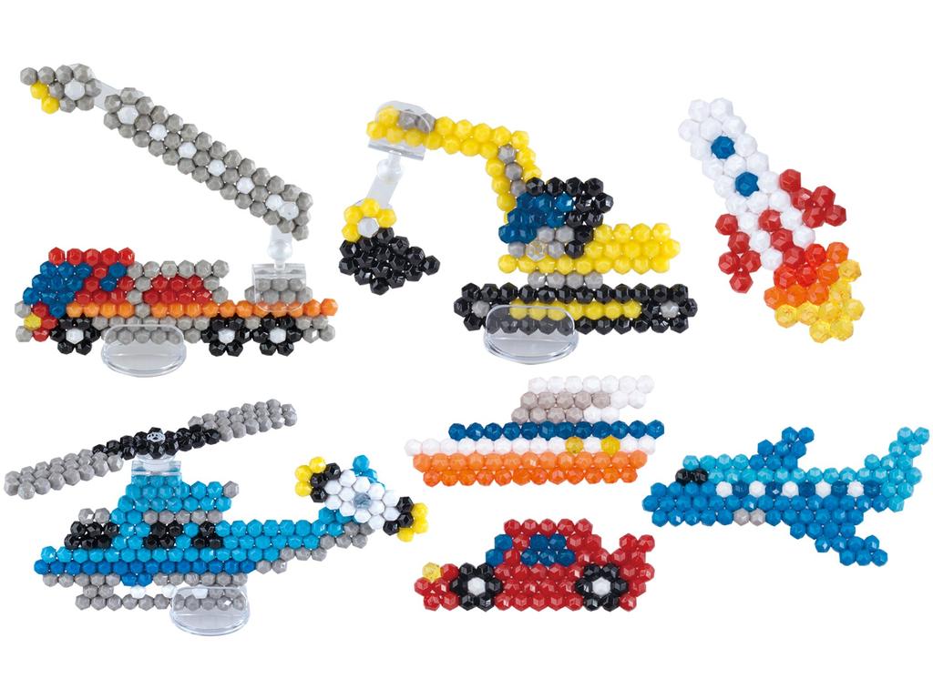 Бусины для аквамозаики продаются отдельно [Набор транспортных средств] AQ-266