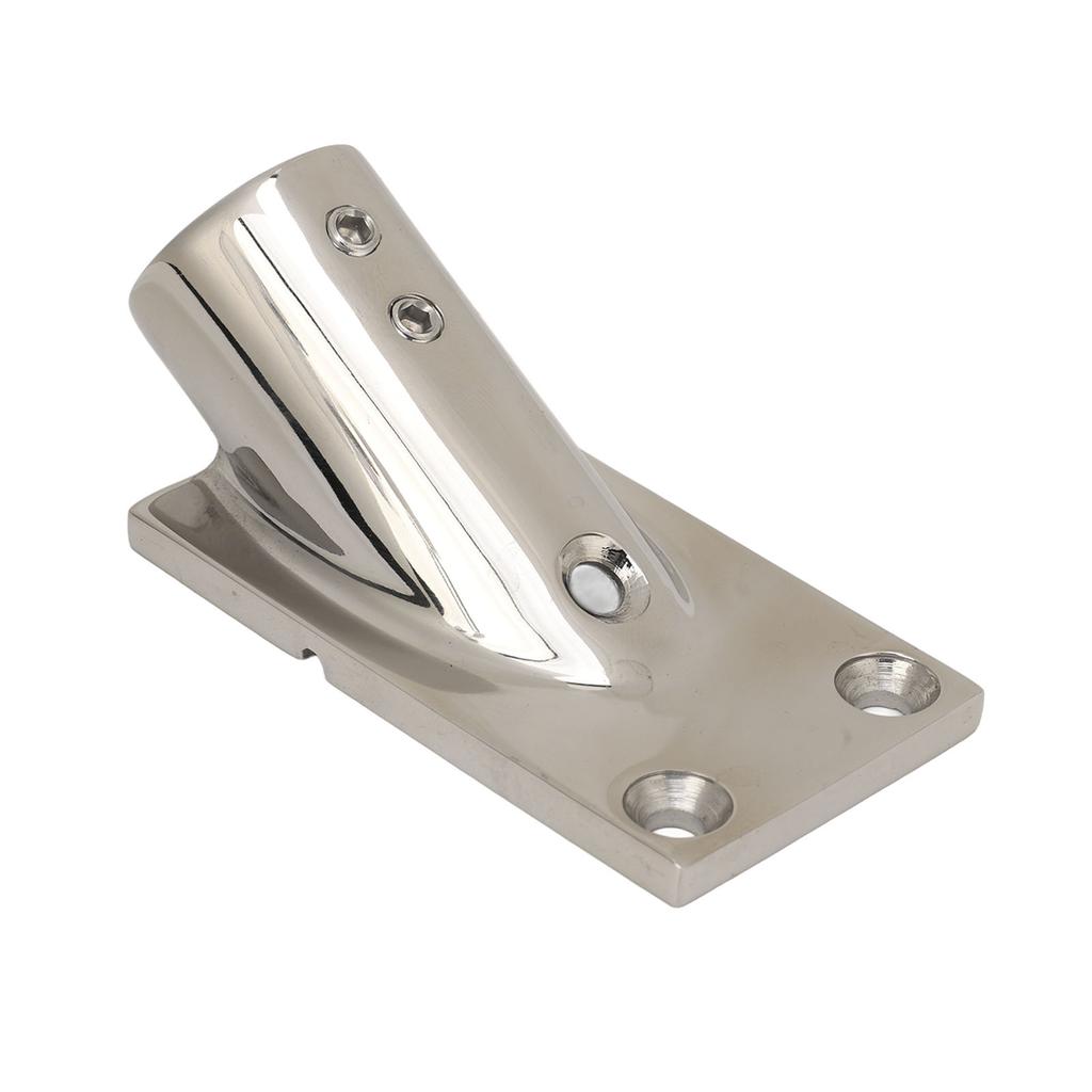 Основание трубы для лодки Прямоугольное Нержавеющая сталь 316 Основание трубы поручня Морская фурнитура для яхты 25 мм 1,0 дюйма