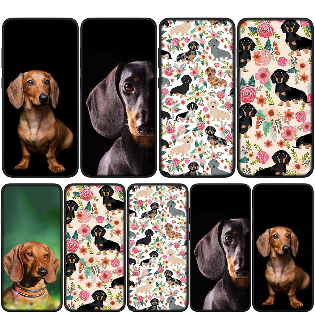 Чехол для iPhone 16 15 14 Xiaomi Redmi Note 13 12 11 Pro Max X 10 8 9 XR Samsung Galaxy S24 S23 A05 A15 13C 12COPPO Huawei Чехол для телефона с изображением собаки-таксы