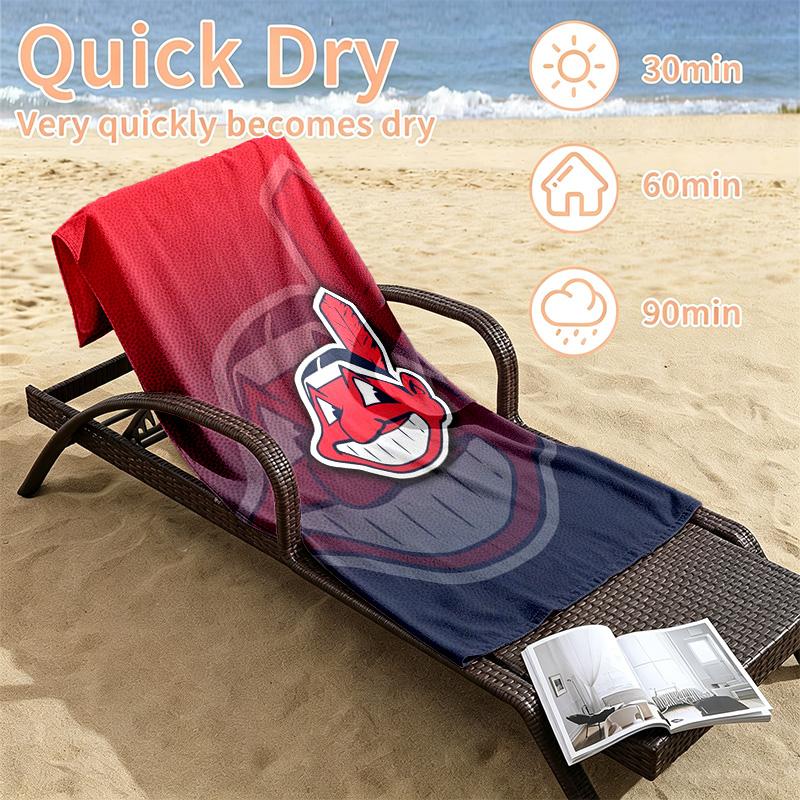 Cleveland Guardians Beach towels also serve as bath towels summer essential a musthave for the outdoors the beach and the pool