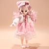 30CM Mini Movable 15Jointed Doll Girls Toy 3D Big Eyes BJD Princess Full Outfits Dresses Collection Childrens Doll Gift