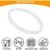 Lid Gasket for Bubba Envy 24oz Tumbler, 4 Pack Gasket Seals Compatible with Bubba Water Cup, Anti-Seepage BPA Free