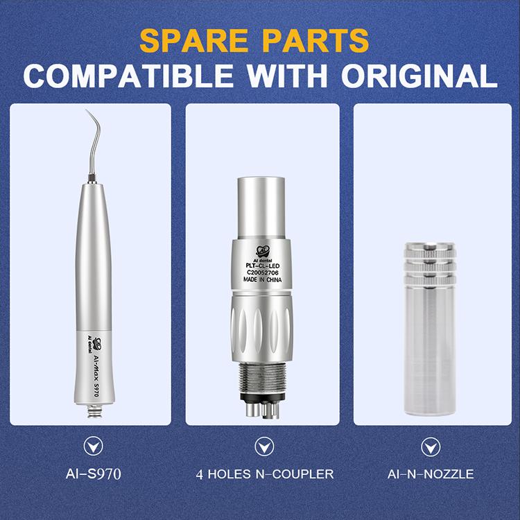 Стоматологические инструменты AI-S970-NCL4 Эндодонтический воздушный скалер Handpeice без оптоволокна с N-образным соединением для стоматологического кресла