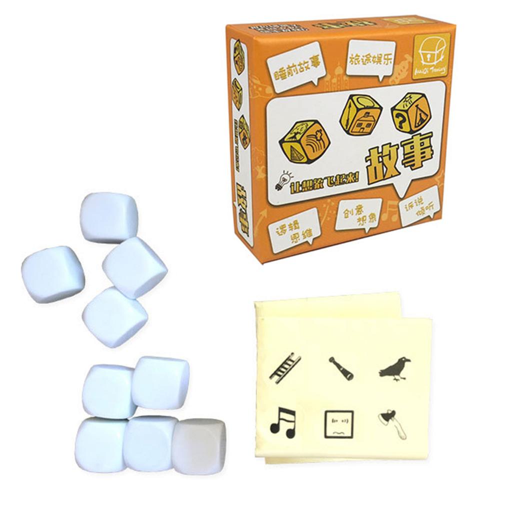 Головоломка Кубики для игры Happy Trip Cube Story Dices Cube Set Happy Story Cubes Toy Multifunctional Dices Telling Game Dices