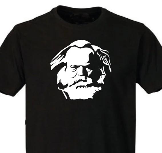 New Fashion Unisexs Short Novelty Cool Tops Unisex Short Tshirt Karl Marx Gerunisexy Cccp Personalized Shirts