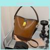Модная женская сумка через плечо 2023 Новая Ретро Простая Сумка Кроссбоди Повседневный Уличный Стиль Трендовая Сумка-Ведро